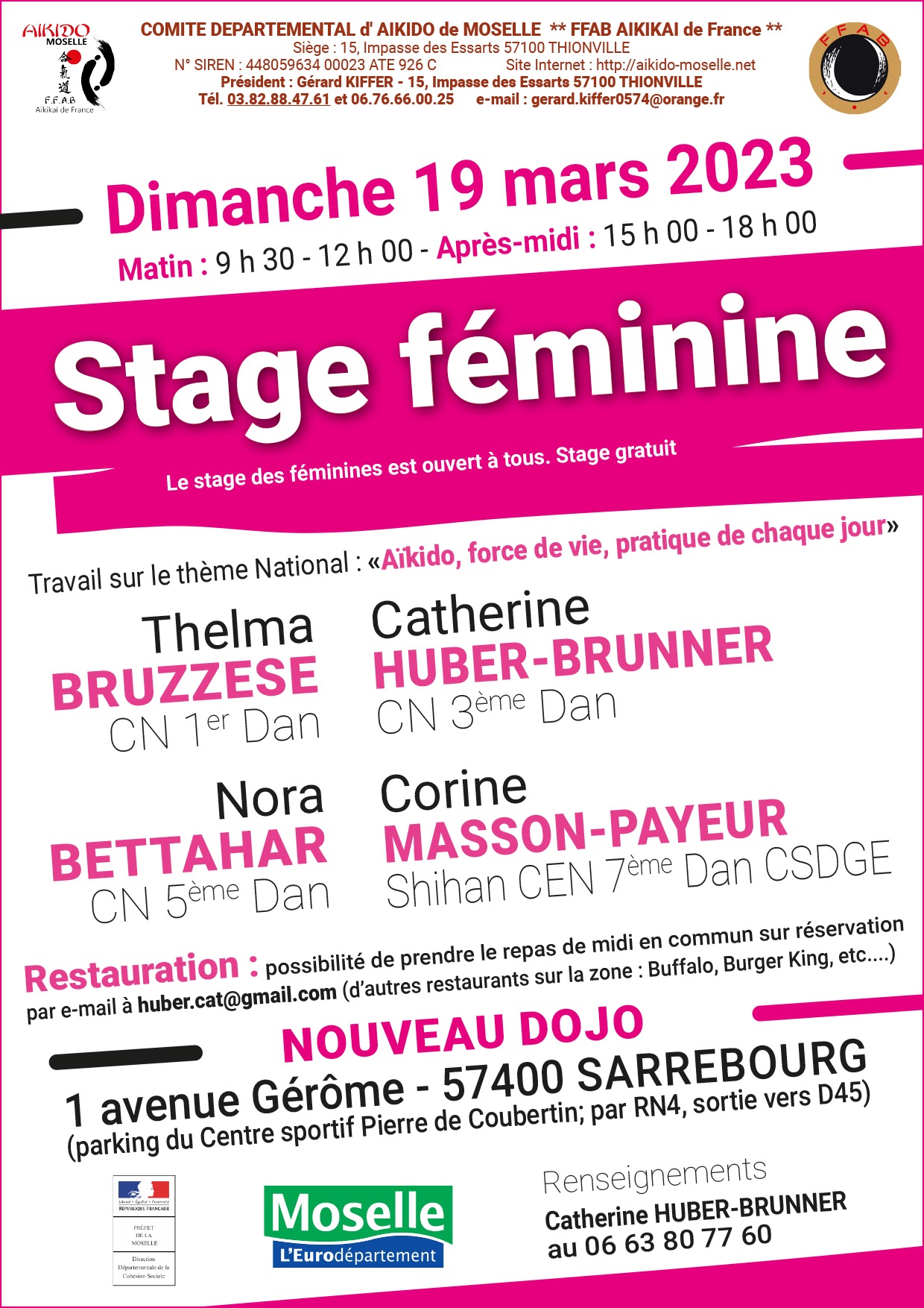 Stage Féminine